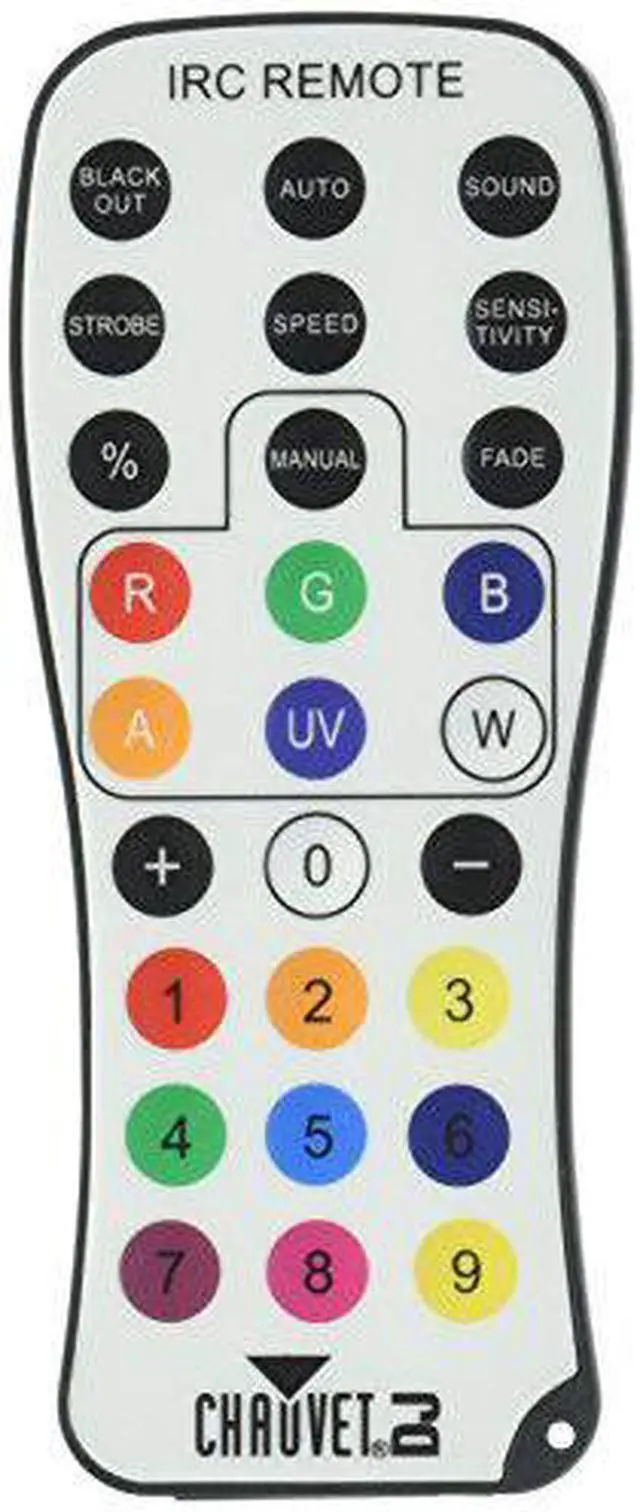 Alt view image 16 of 19 - Chauvet IRC-6 Remote