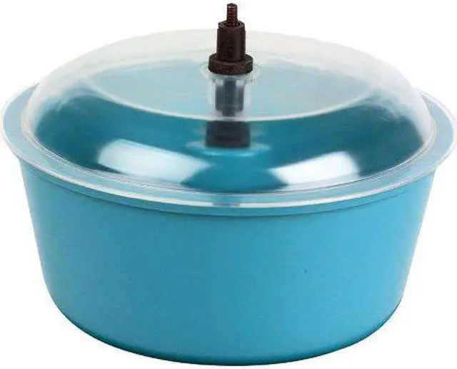 Alt view image 3 of 3 - RAYTECH 23-005 Vibratory Tumbler Bowl and Lid, 8In Dia.