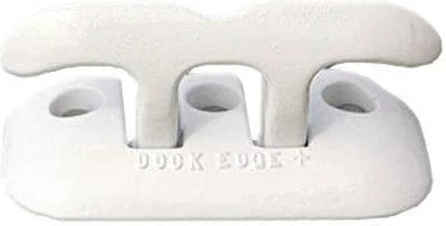 Alt view image 6 of 6 - DOCK EDGE FLIP UP DOCK CLEAT 8" WHITE