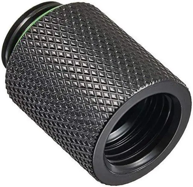 Alt view image 15 of 16 - Bitspower BP-MBWP-C61 G1/4" Matt Black IG1/4" Extender-20MM