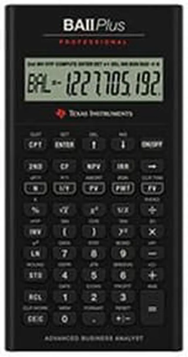 Main image of Texas Instruments IIBAPRO/CLM/4L1/A TI BA II Plus Pro Calculator (IIBAPRO/CLM/4L1/A)