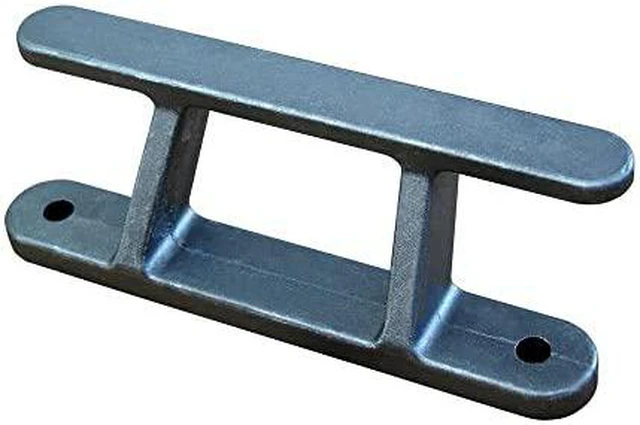 Alt view image 3 of 5 - Dock Edge Angled Aluminum Rail Cleat - 8 inch Angled Rail Cleat