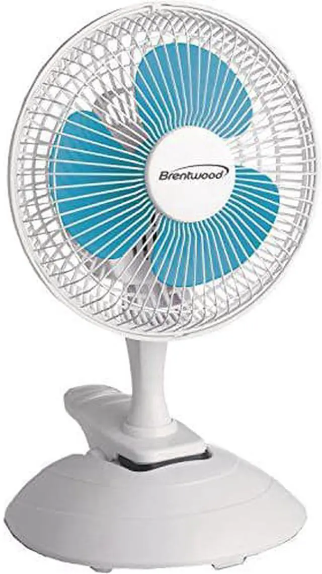 Alt view image 3 of 9 - Brentwood Kool Zone F-621W 6" Convertible Clip Desk Fan