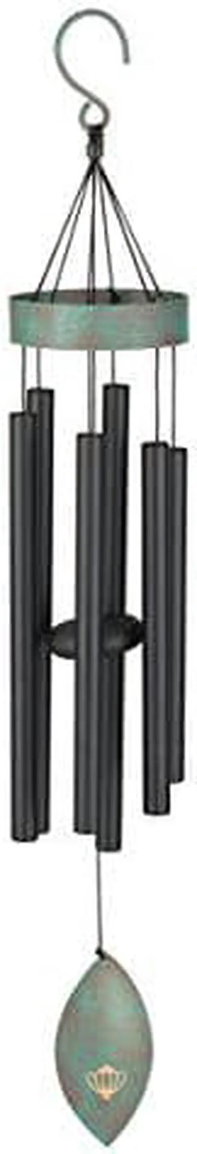 Alt view image 4 of 4 - Regal REGL11164 32 inch Patina Breeze Wind Chime - Black