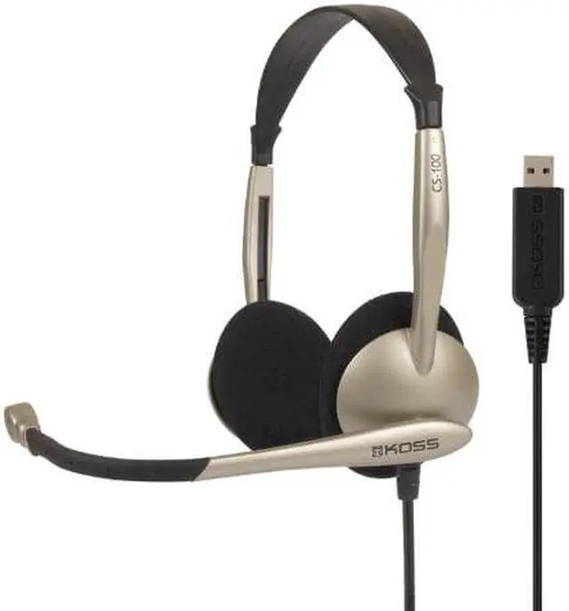 Alt view image 4 of 4 - Koss Communications USB Headset with Microphone (CS100-USB)