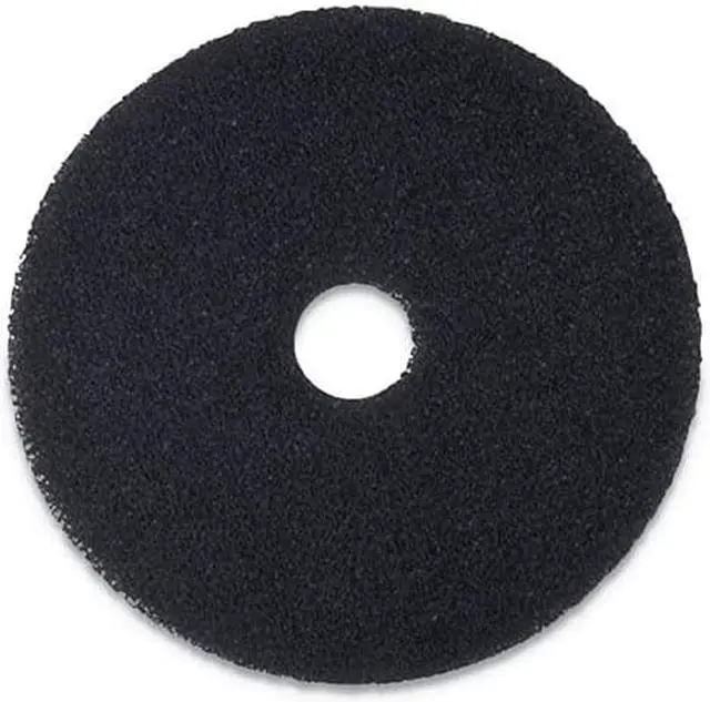 Alt view image 9 of 14 - Boardwalk Stripping Floor Pads 20" Diameter Black 5/Carton BWK4020BLA