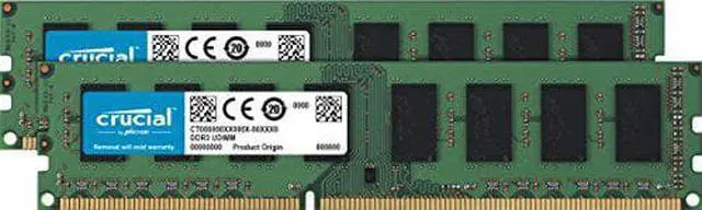Alt view image 14 of 14 - Crucial 16GB Kit (2 x 8GB) DDR3L-1866 UDIMM