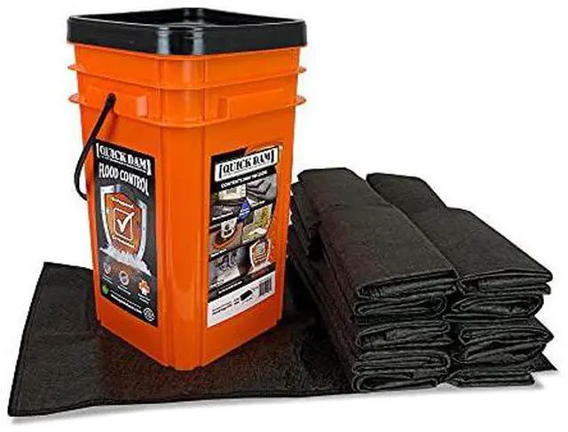 Alt view image 5 of 5 - Quick Dam QDGGFB-20 Outdoor Grab and Go Bucket Kit, (1) Bucket, (20) Flood Bags