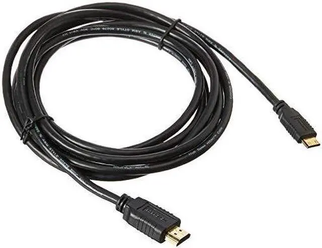 Alt view image 11 of 12 - Monoprice Standard HDMI Cable - 10 Feet - Black | With HDMI Mini Connector, 1080i @ 60Hz, 4.95Gbps, 30AWG