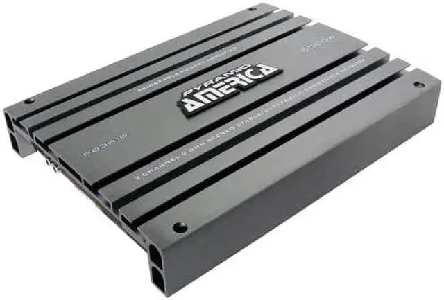 Alt view image 11 of 14 - NEW PYRAMID PB3818 5000 Watt 2-Channel Car Audio Amplifier + 1/0 Gauge Amp Kit