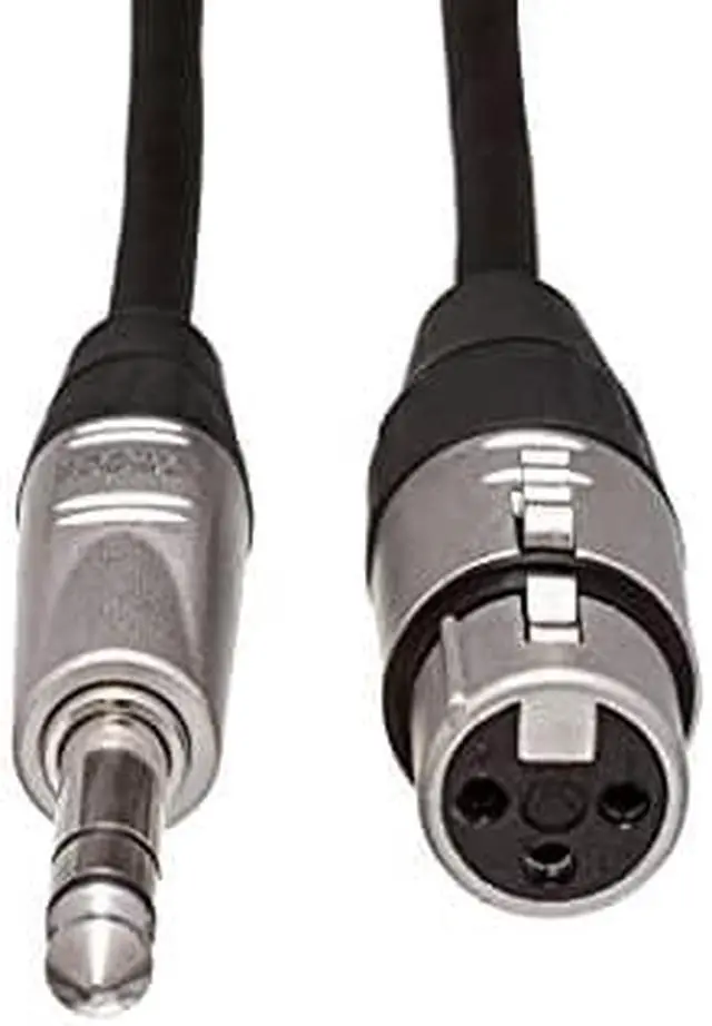 Alt view image 8 of 9 - Hosa HXS-005 REAN XLR3F to 1/4in TRS 5ft
