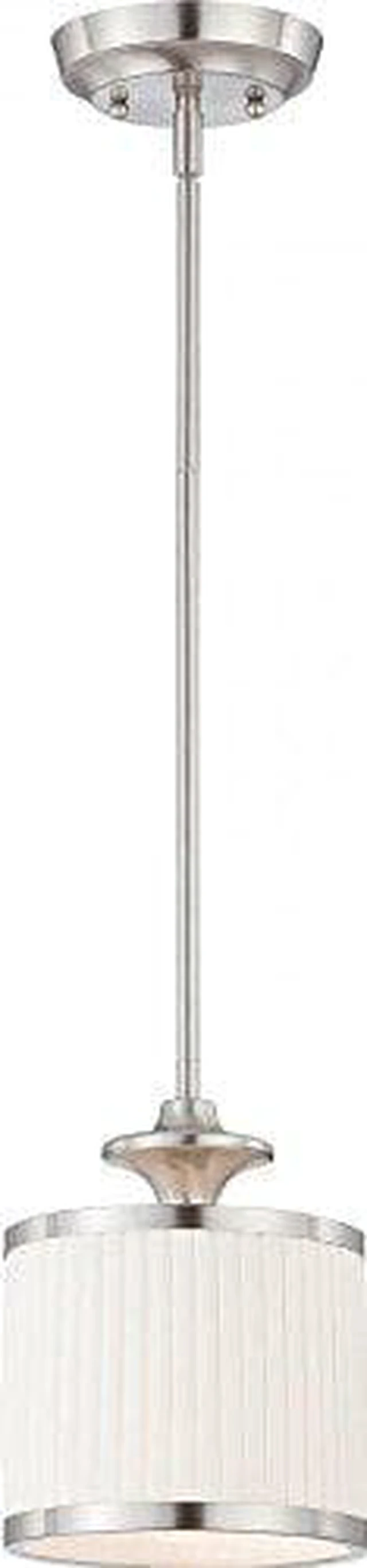 Main image of Nuvo 60/4738 Candice Brushed Nickel Mini Pendant