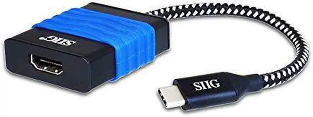 Alt view image 12 of 13 - SIIG Inc. CB-TC0014-S2 USB Type C to HDMI Cable Adapter - Black