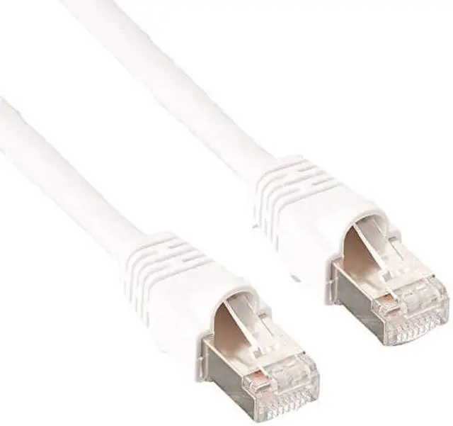 Alt view image 4 of 8 - Monoprice Cat6A Ethernet Patch Cable - 20 Feet - White | Network Internet Cord - RJ45, 550Mhz, STP, Pure Bare Copper Wire, 10G, 26AWG