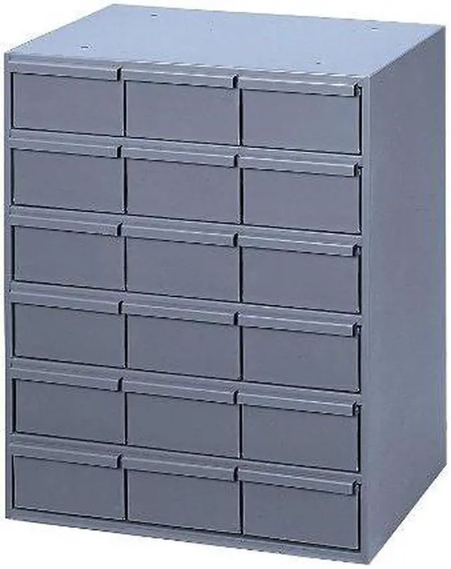 Alt view image 6 of 6 - DURHAM MFG 006-95 Drawer Bin Cabinet, 11-5/8 In. D, Gray