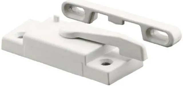 Alt view image 5 of 5 - PRIME-LINE F 2625 Diecast, White, Window Sash Lock, Left Hand