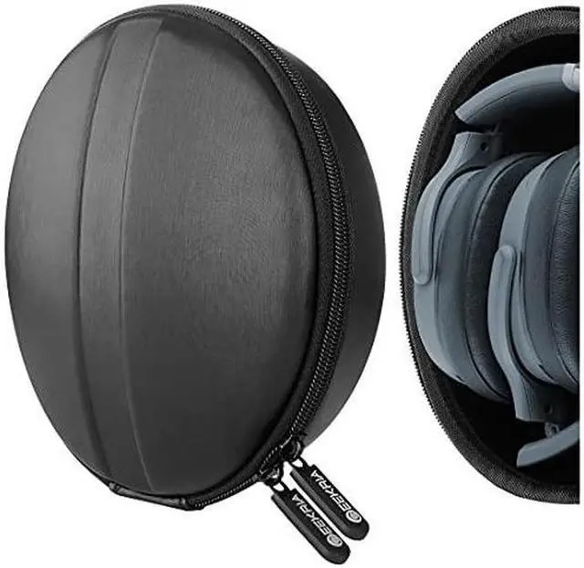Alt view image 11 of 12 - headphone case for skullcandy hesh 3, crusher bluetooth, beats studio, sennheiser momentum2.0, sony h.ear on, monster diamond, headphones hard shell carrying case / headset travel bag black