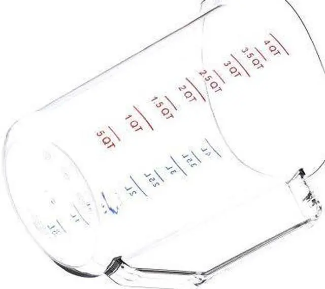 Alt view image 5 of 6 - Cambro Liquid Measuring Cup,4 Qt.,Clear  EA400MCCW135