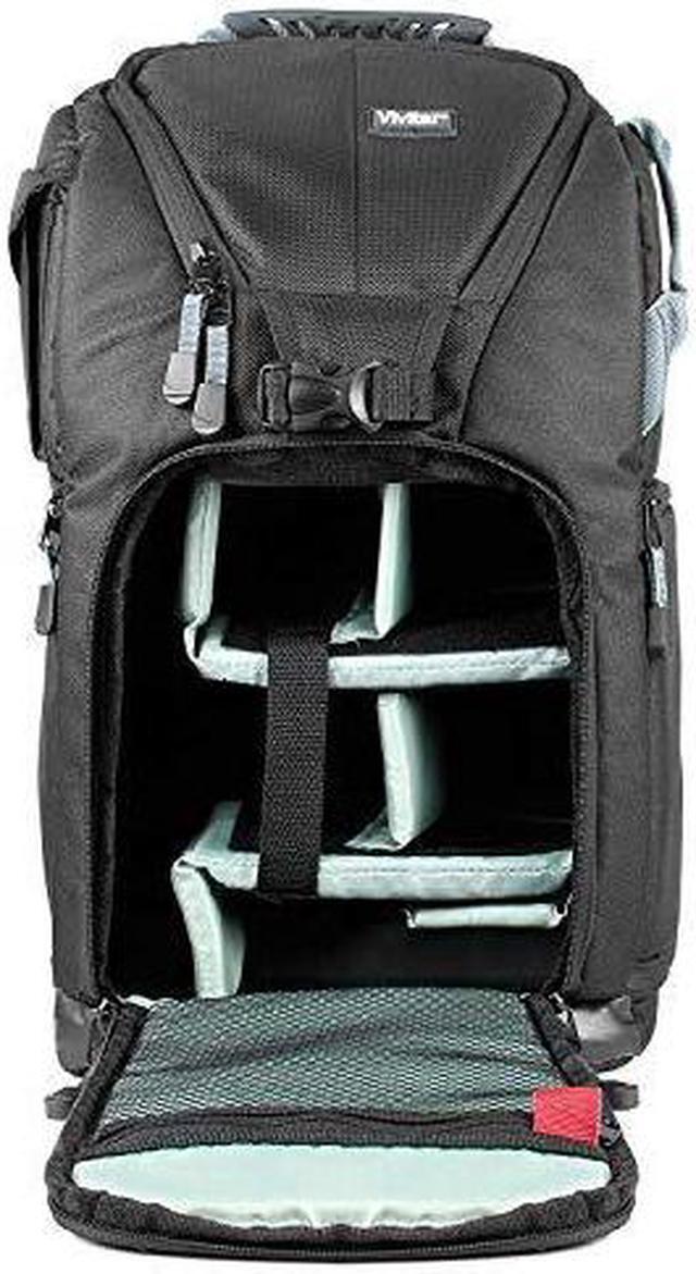 Alt view image 19 of 19 - Vivitar DKS-18 Photo/SLR/Laptop Sling Backpack - Black