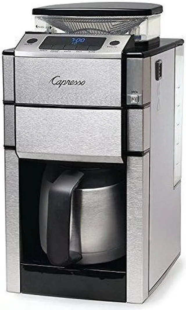 Alt view image 13 of 15 - Capresso 488.05 Team Pro Plus Thermal Carafe Coffee Maker, Silver
