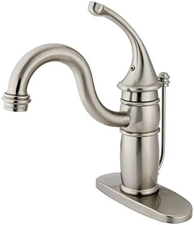 Alt view image 3 of 4 - Kingston Brass KB1408GL Single Handle Mono Deck Lavatory Faucet with Retail Pop-