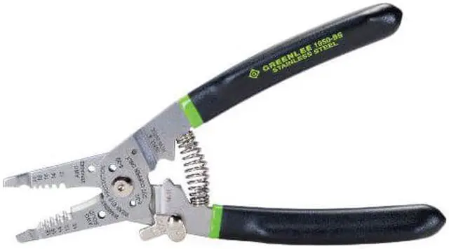 Alt view image 6 of 6 - Wire Stripper,18 to 10 AWG,7-1/4 In GREENLEE 1950-SS