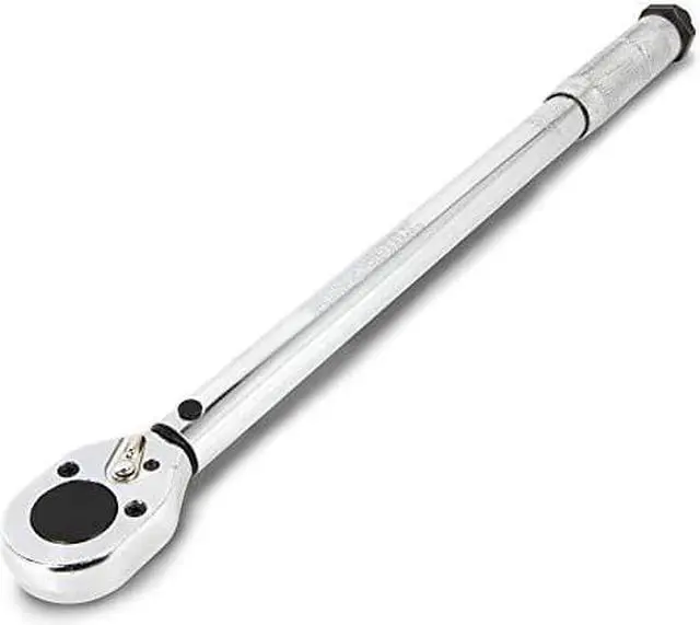 Alt view image 8 of 8 - Powerbuilt 1/2 Inch Drive Micrometer Ratcheting Torque Wrench - 644999