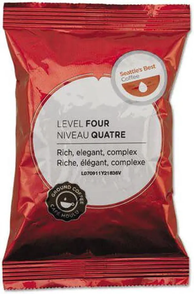 Alt view image 5 of 5 - Seattle`S Best 11008560 Premeasured Coffee Packs, Henry`s Blend, 2 oz. Packet, 18/Box