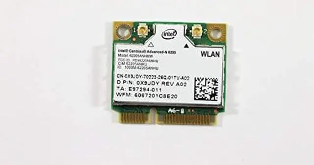 Alt view image 2 of 2 - dell mini pci express half height x9jdy wlan wifi 802.11n wireless card latitude e6420