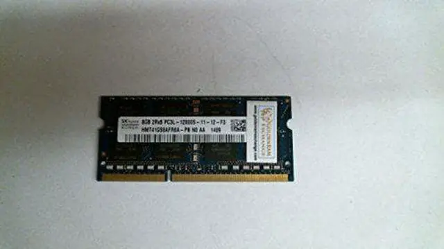 Main image of HYNIX HMT41GS6AFR8A-PB 8GB Notebook SODIMM DDR3 PC12800(1600) UNBUF 1.35v 2RX8 204P 1024MX64 512mX8