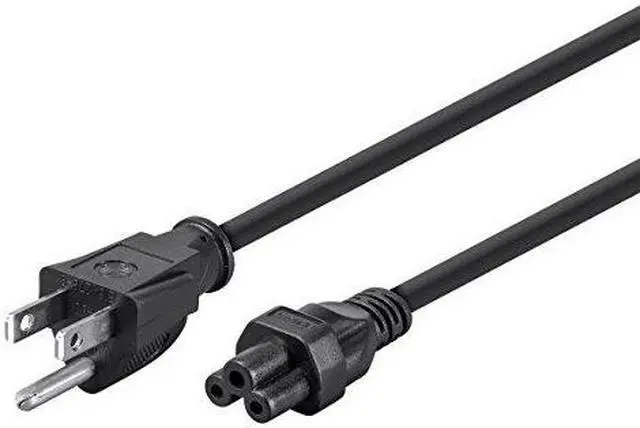 Alt view image 13 of 19 - Monoprice Power Cord - 6 Feet - Black | NEMA 5-15P to IEC 60320 C5, 18AWG, 10A/1250W, 3-Prong