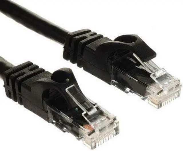 Alt view image 2 of 2 - iMBAPrice 1 Ft (1ft) Cat6 Ethernet Network Patch Cable RJ45 Black
