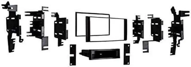 Alt view image 6 of 7 - Metra 99-7624 Single/Double DIN Stereo Multi-Dash Kit for Select 2007-up Nissan