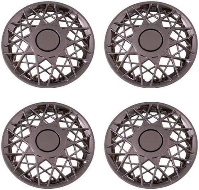 Alt view image 2 of 3 - Set of 4 Chrome 16 Inch Aftermarket Replacement Hubcaps with Metal Clip Retention System - Part Number: IWC150/16CN