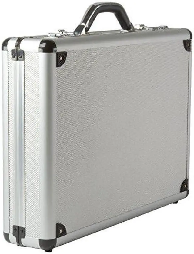 Alt view image 10 of 10 - Alpine Swiss Executive Aluminum Briefcase Padded Laptop Briefcase For Men Hard Shell Attache Case Combo Lock Business Case