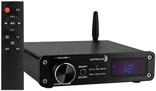 Main image of Dayton Audio DTA-PRO 100W Class D Bluetooth Amplifier with USB DAC IR Remote and Sub Output