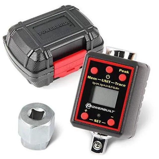 Alt view image 8 of 8 - Powerbuilt 3/8-Inch Drive Digital Torque Adapter - 940963