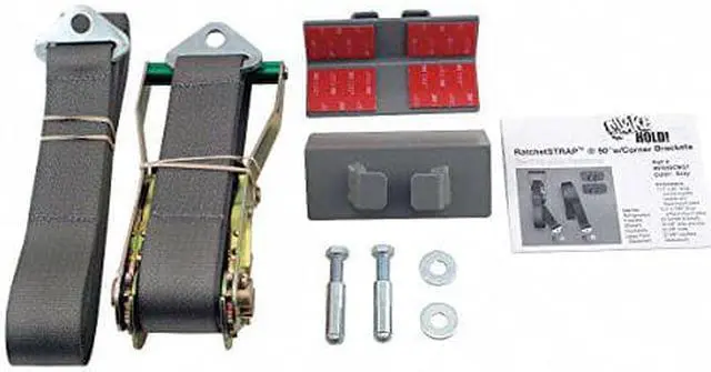 Main image of Quakehold! Ratchet Strap w/Corner Brackets 90 in