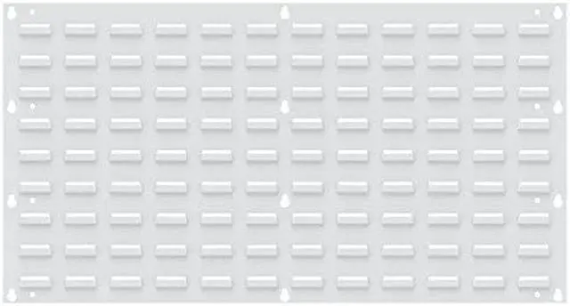 Alt view image 5 of 5 - AKRO-MILS 30636TEXWHT Steel Louvered Panel, 5/16 in D x 20 in H x 36 in W, White