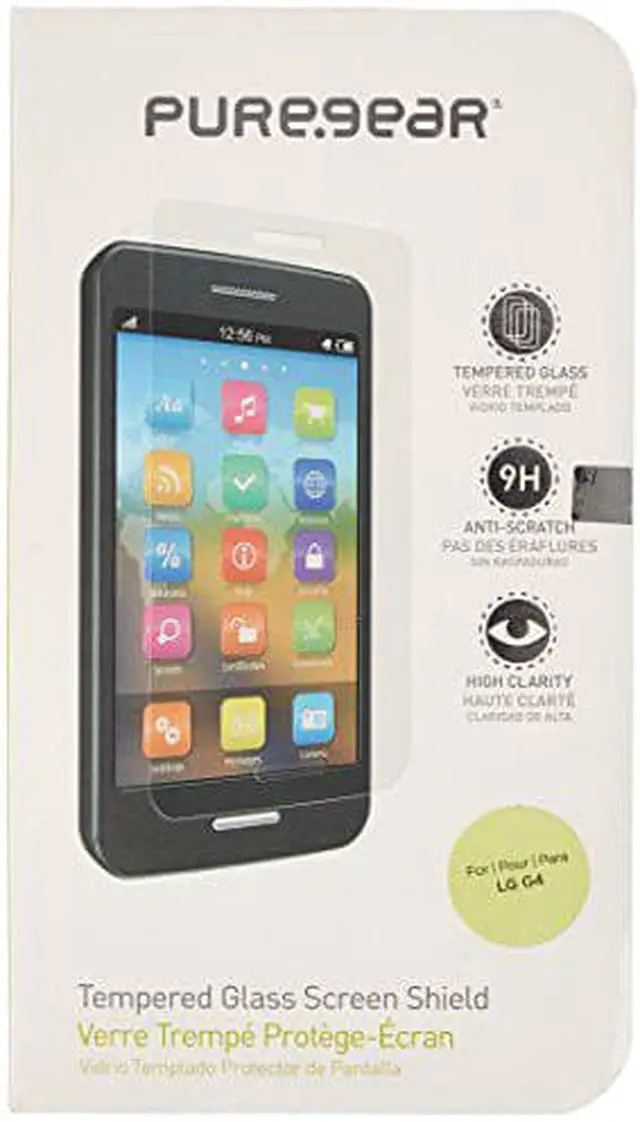 Alt view image 3 of 5 - PureGear Tempered Glass - LG G4