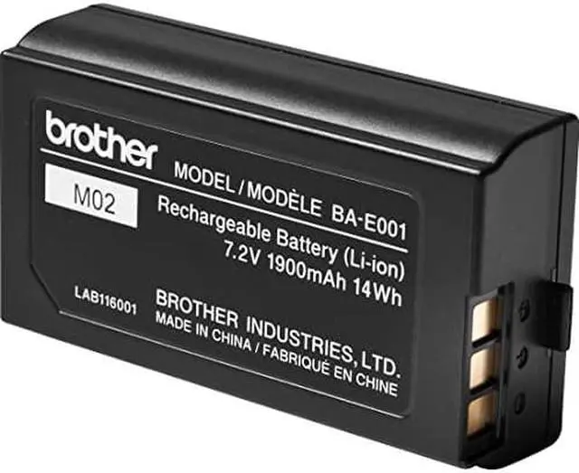 Alt view image 7 of 8 - Brother BA-E001 Handheld Device Battery