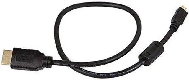 Alt view image 13 of 15 - Monoprice High Speed HDMI Cable - 1.5 Feet - Black | With HDMI Micro Connector, 4K @ 24Hz, 10.2Gbps, 34AWG