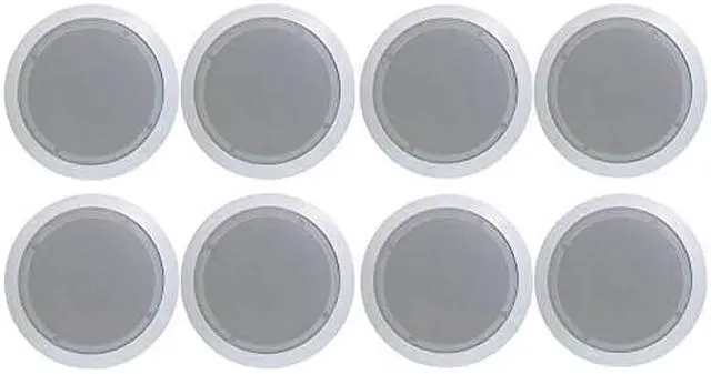 Alt view image 8 of 9 - NEW PYLE PDIC81RD 8" 1000W Round Wall And Ceiling Home Speakers 2 PAIR