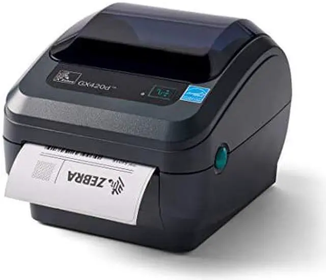 Alt view image 7 of 7 - zebra - gx420d direct thermal desktop printer for labels, receipts, barcodes, tags, and wrist bands - print width of 4 in - usb