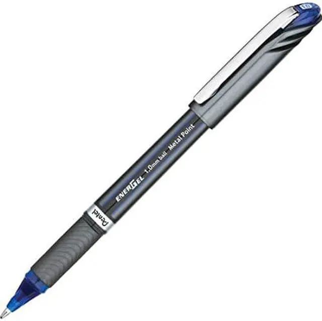 Alt view image 5 of 5 - Pentel EnerGel NV Liquid Gel Pen 1mm Blue Barrel Blue Ink BL30C