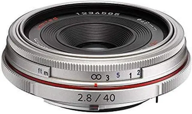 Main image of Pentax K-Mount HD DA 40mm f/2.8 40-40mm Fixed Lens for Pentax KAF Cameras (Limited Silver)
