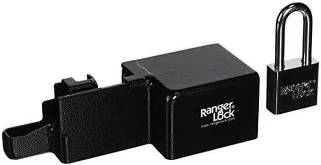 Alt view image 8 of 8 - RANGER LOCK RGRU-0L Padlock Guard,Hardened Steel,Blk,10"L