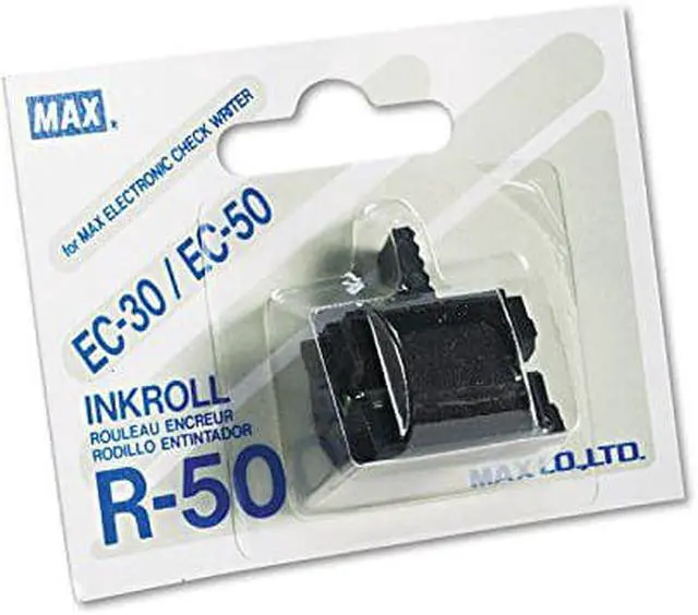 Alt view image 2 of 3 - Max Usa R50 Replacement Ink Roller for EC-70/30A Checkwriter Machines  Black