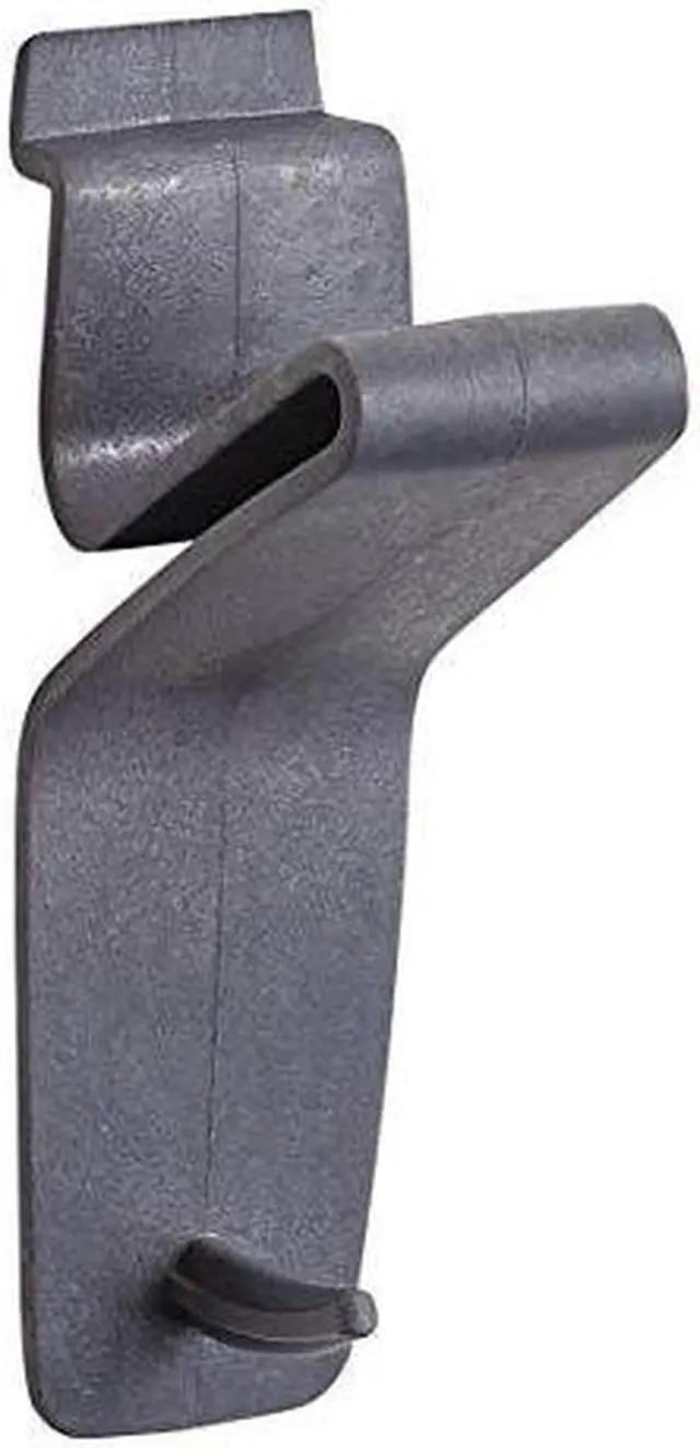 Alt view image 5 of 5 - FLOW WALL FSH-017-10 X-Hook,Hanging,15 lb.,Gray,Plastic,PK10