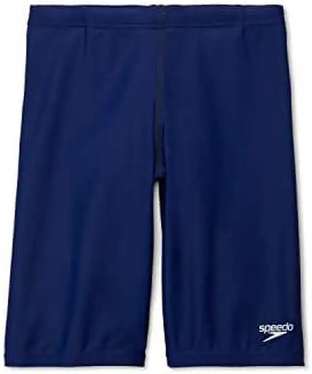 Main image of Speedo Boys Swimsuit Jammer Begin to Swim Solid Deep Water, 6